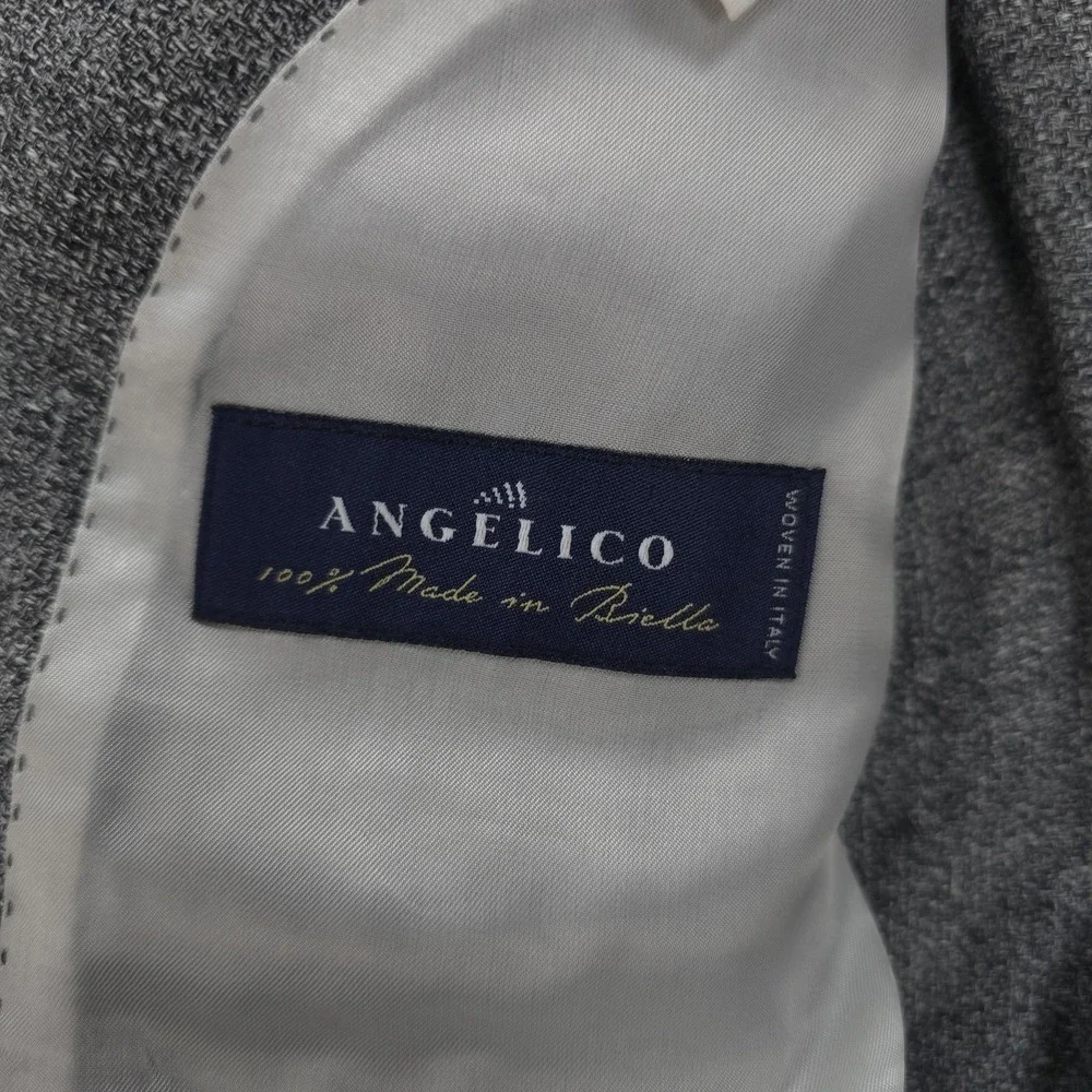 Suitsupply Blazer Mens 52 Gray Pure Linen Havana HL Angelico‎ Sport Coat Jacket